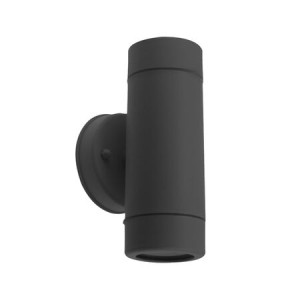 AD Luminaire - Wall Mount Spot Cylindrical GU10/IP44/Graphite Outdoor Luminaires